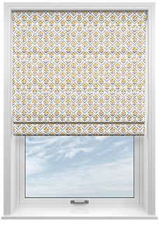 Chatsworth, Saffron - Roman Blind